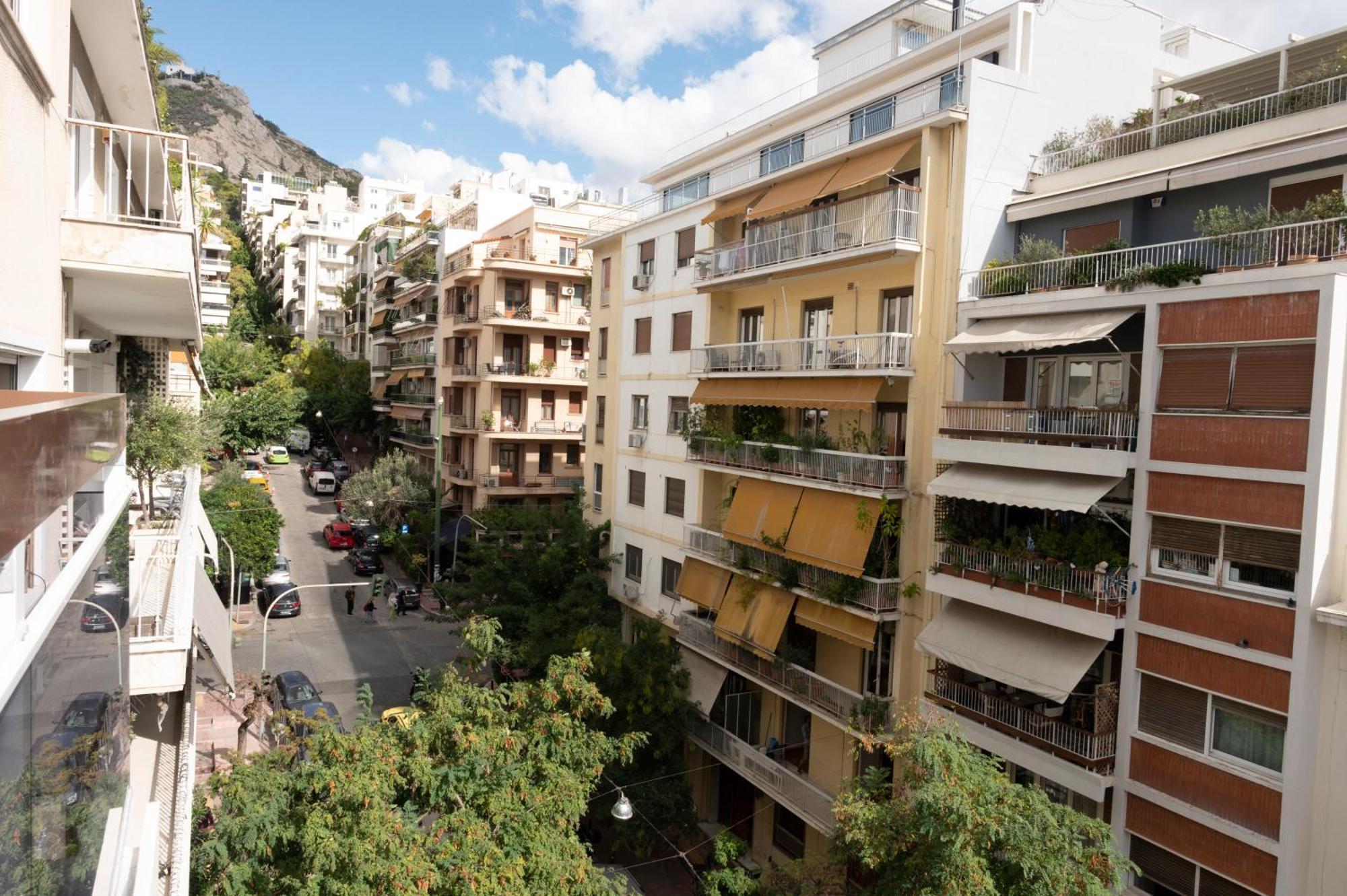 Phaedrus Living Luxury Penthouse Ploutarchou Lägenhet Aten Rum bild